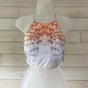Altar’d State Bathing suit open back crop top size M